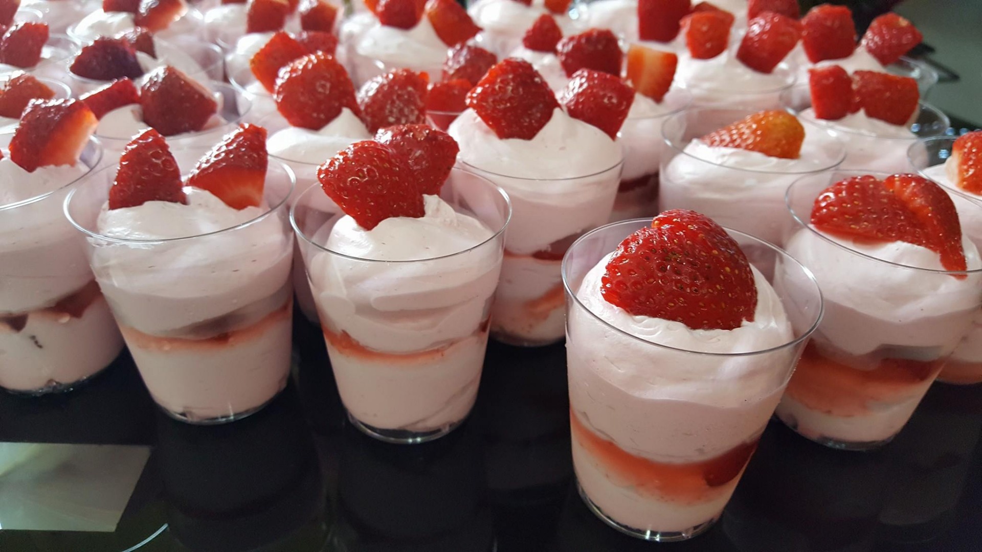 Frutillas con Crema
